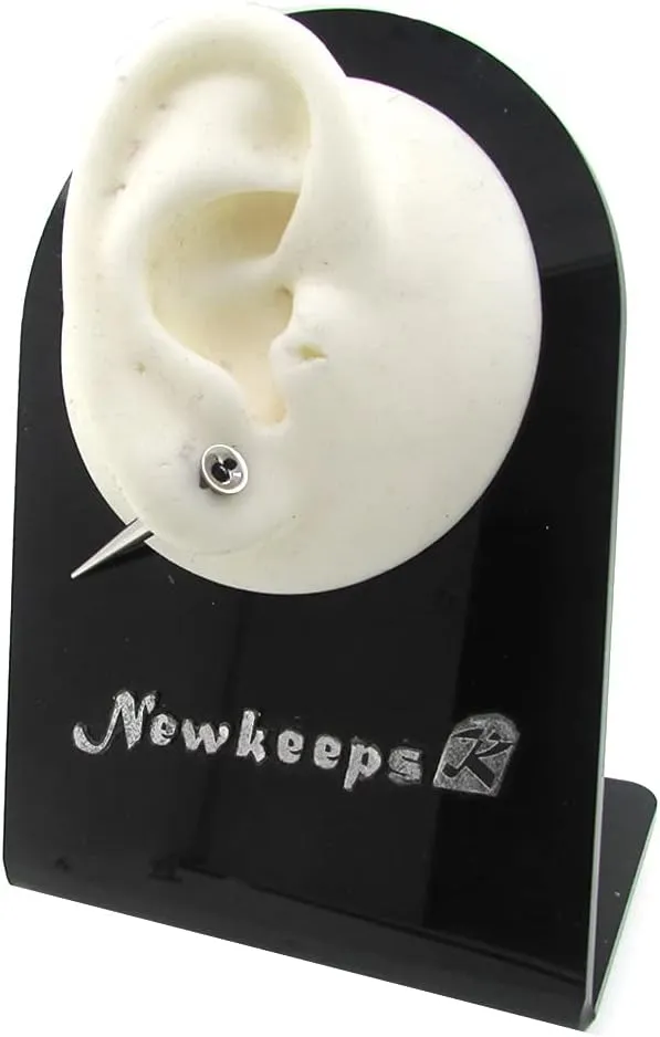 22G/20G/18G/16G/14G/12G/10G/8G/6G/4G/2G/0G/00G 316L Steel Taper Insertion Pin for Ear/Nose/Navel/Nipple/Lip/Eyebrow Stretcher, Body Piercing Stretching Kit Assistant Tool