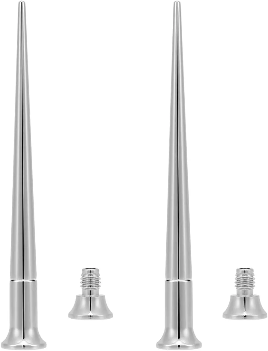 22G/20G/18G/16G/14G/12G/10G/8G/6G/4G/2G/0G/00G 316L Steel Taper Insertion Pin for Ear/Nose/Navel/Nipple/Lip/Eyebrow Stretcher, Body Piercing Stretching Kit Assistant Tool