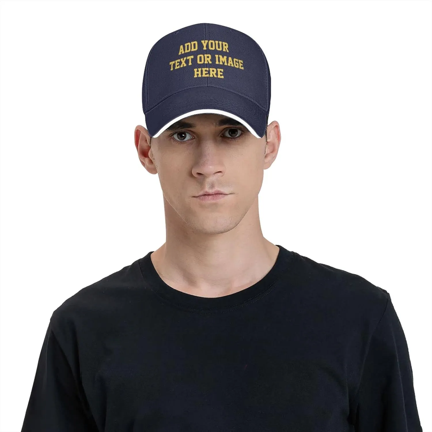Custom Hats Add Photos/Logo/Text to Design Your Personalized Baseball Cap for Men & Women Adjustable