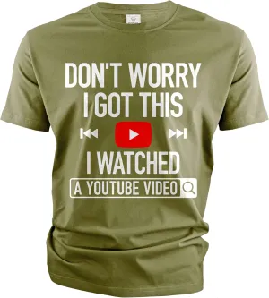 Men's Funny T-Shirt DIY Shirt Mechanic Engineer Garage T-Shirts Humorous Gifts Father's Day Tee