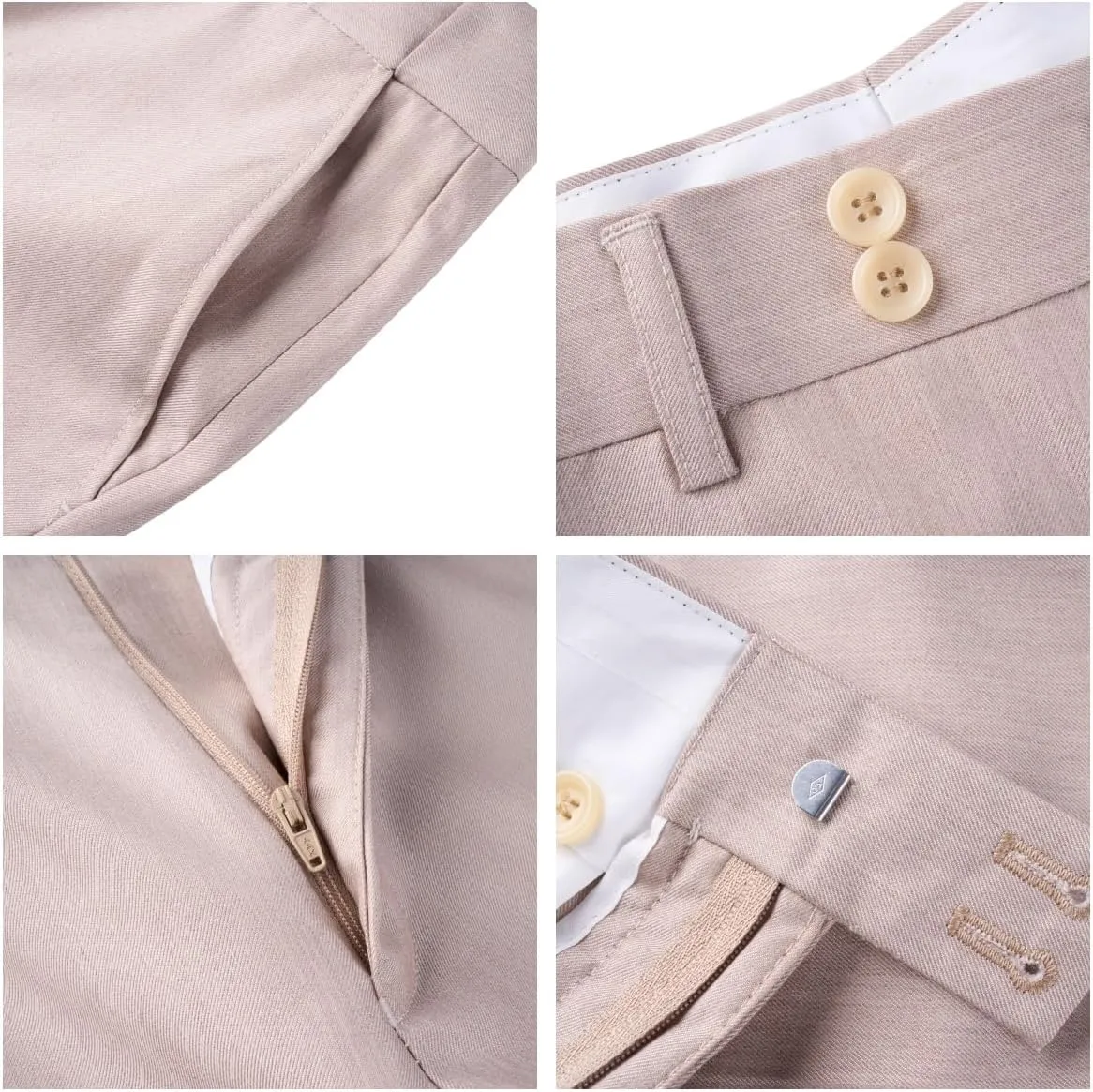 Men's Slim Fit 2 Piece Suit Double Breasted Business Wedding Prom Tuxedo Suits Blazer & Pants Set??