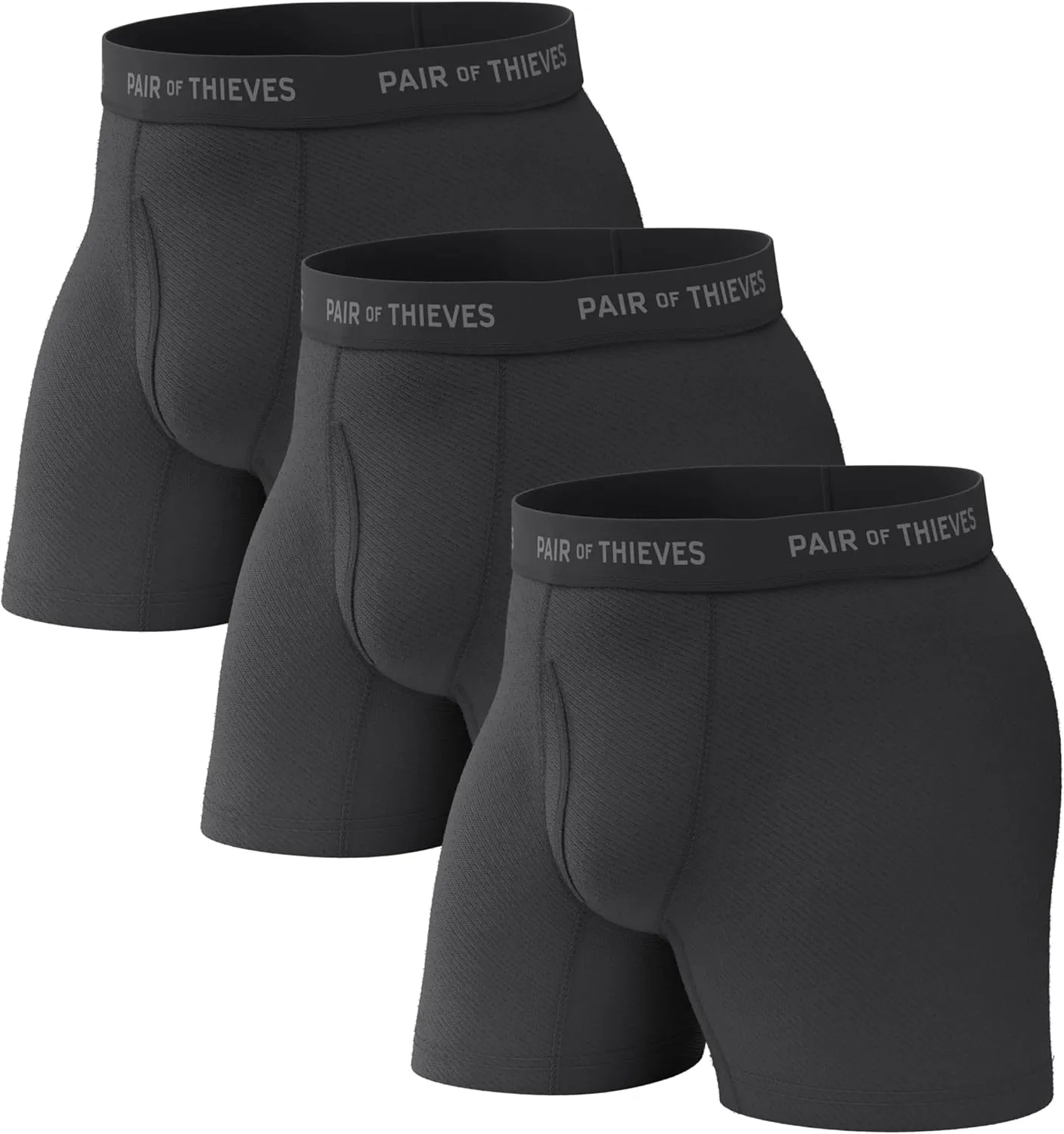 Pair of Thieves Super Fit Men's Boxer Briefs ?C Soft, Breathable, Quick-Dry Underwear with 4-Way Stretch (2 & 3 Pack)