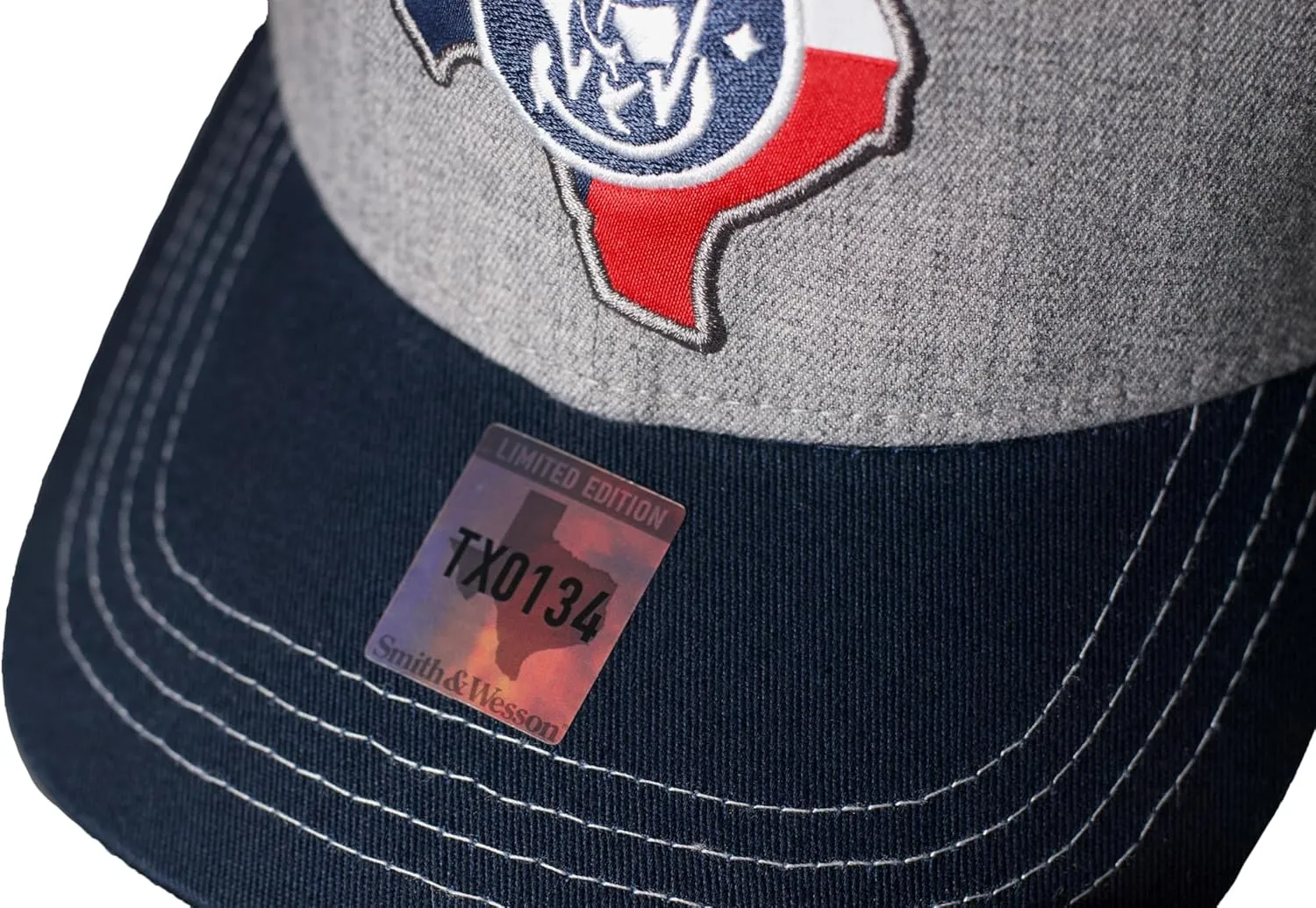Smith & Wesson? Officially Licensed Men's Trucker Hat, Adjustable Snapback, 6-Panel Mesh Baseball Cap, One Size Fits Most